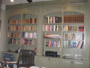 custom built bookshelves 